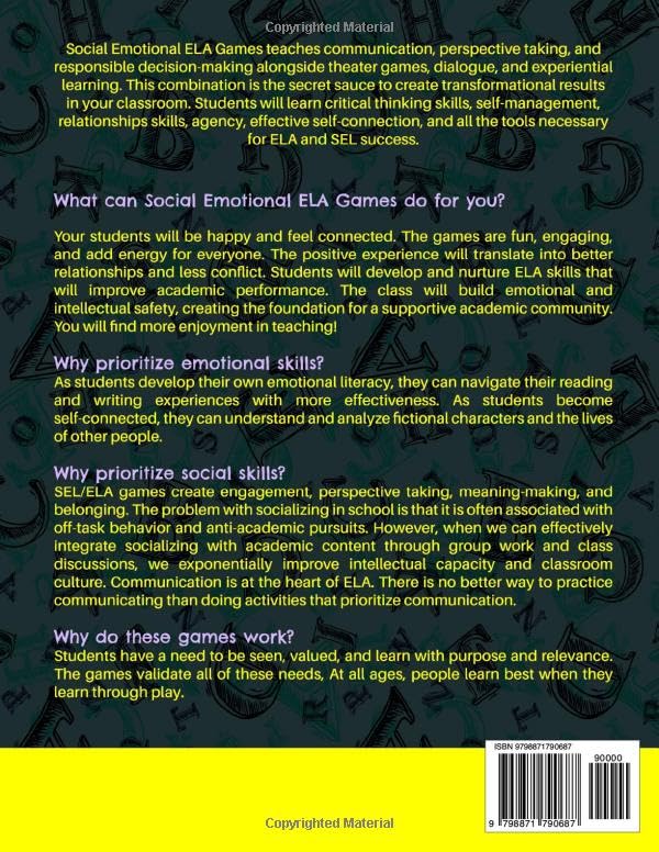 Social Emotional ELA Games