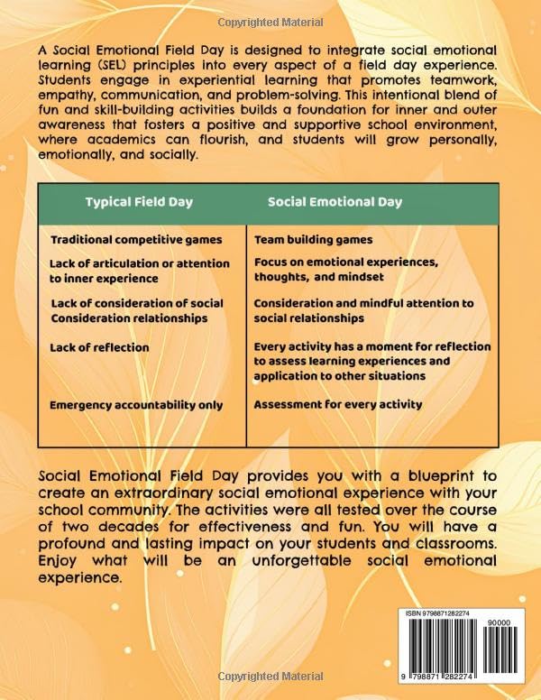Social Emotional Field Day (50 Social Emotional Learning Lessons)