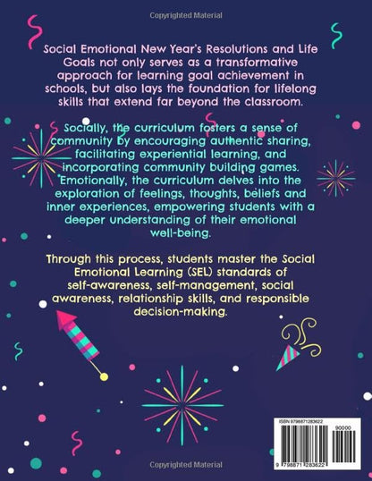 Social Emotional New Year's Resolution and Life Goals