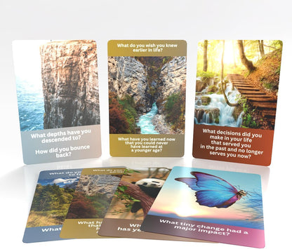 Questions to Awaken The Soul Vol. 1 Card Deck - Inspire Consciousness and Get Deep Faster with Thought Provoking Questions