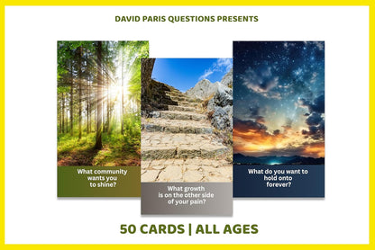 Questions to Awaken The Soul Vol. 1 Card Deck - Inspire Consciousness and Get Deep Faster with Thought Provoking Questions