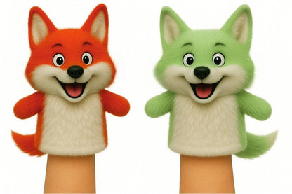 Mindful Wolves Puppets